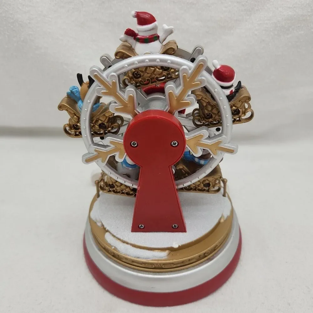 House Ferris Wheel Musical Animated Lights 7” Christmas Pan Asian Carnival